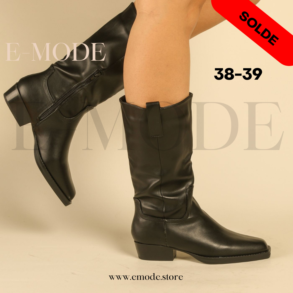 Bottes Santiago – Noir –  REF-0916