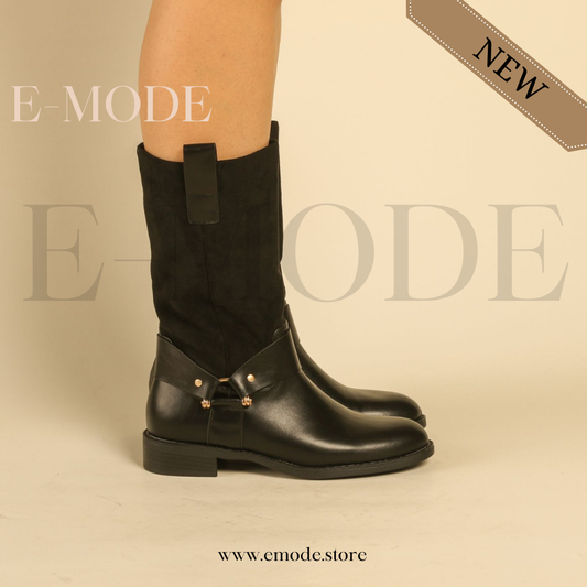 Bottines a talons Noir REF-0917