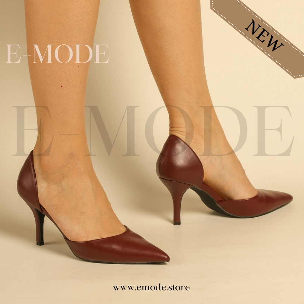 Escarpins Grenat REF-0922