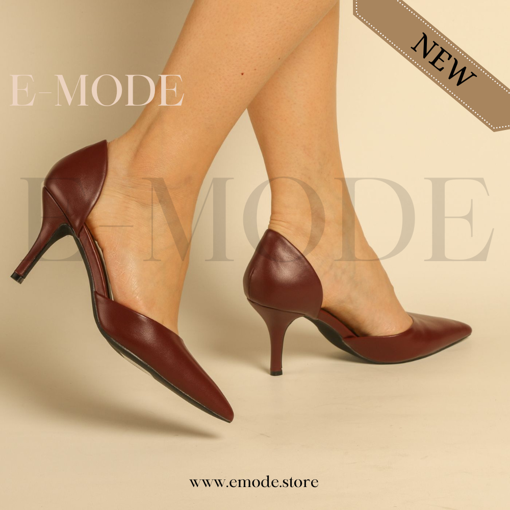 Escarpins Grenat REF-0922