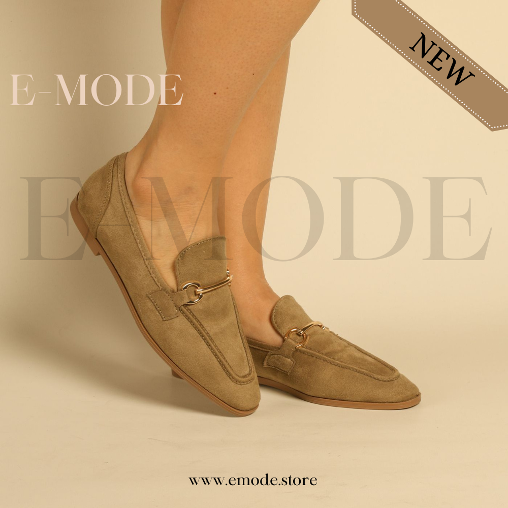 Mocassins vert REF-0924