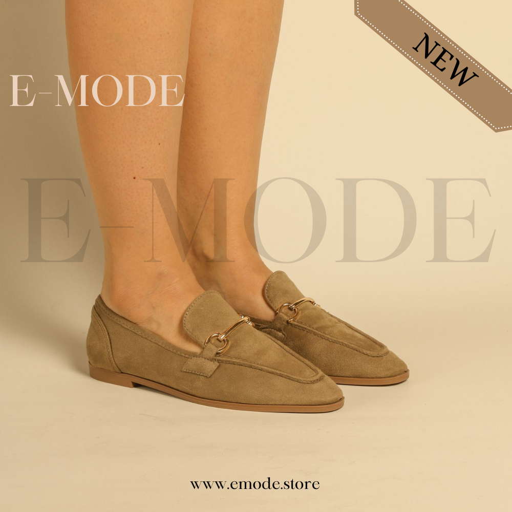 Mocassins vert REF-0924