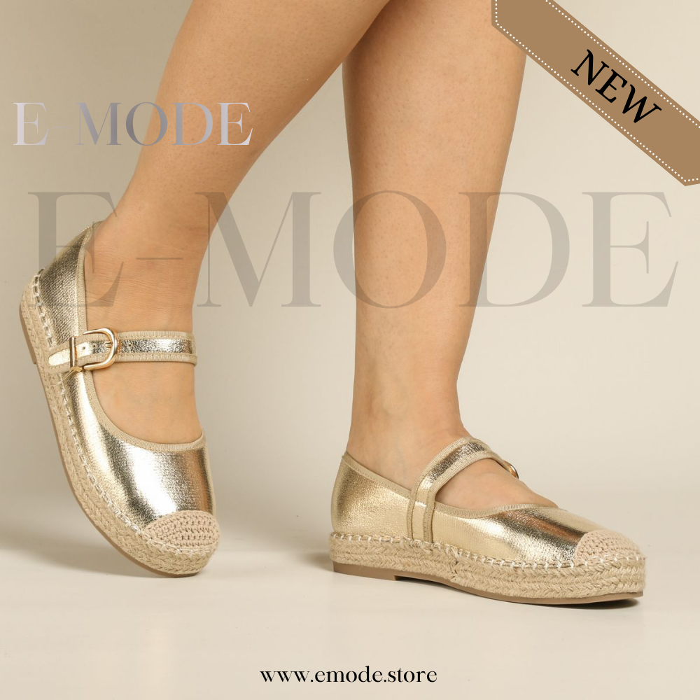 Espadrille -Dorée- REF-0942