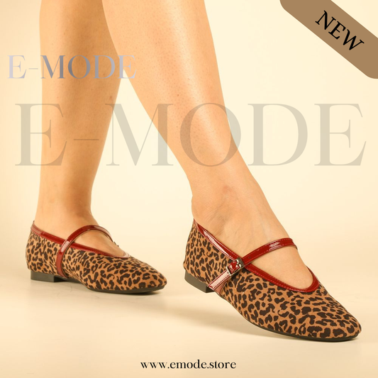 Ballerines Tendance effet  léopard - REF-0958