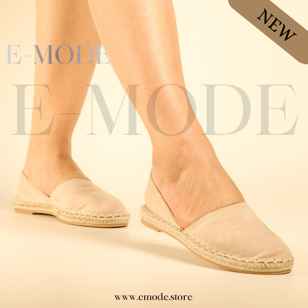 Espadrille semelles Raphia - Beige - REF-0960