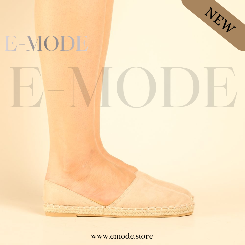 Espadrille semelles Raphia - Beige - REF-0960