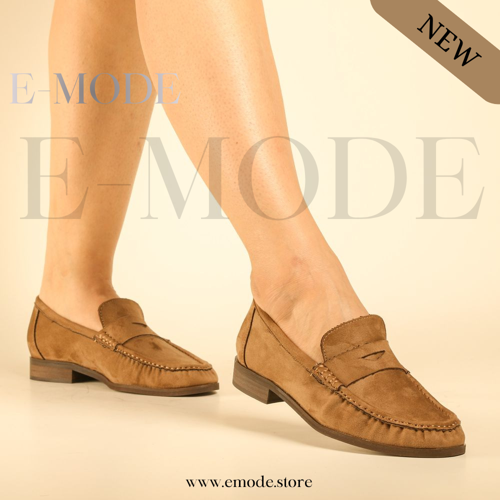 Mocassin Couleur Taupe - REF-0965