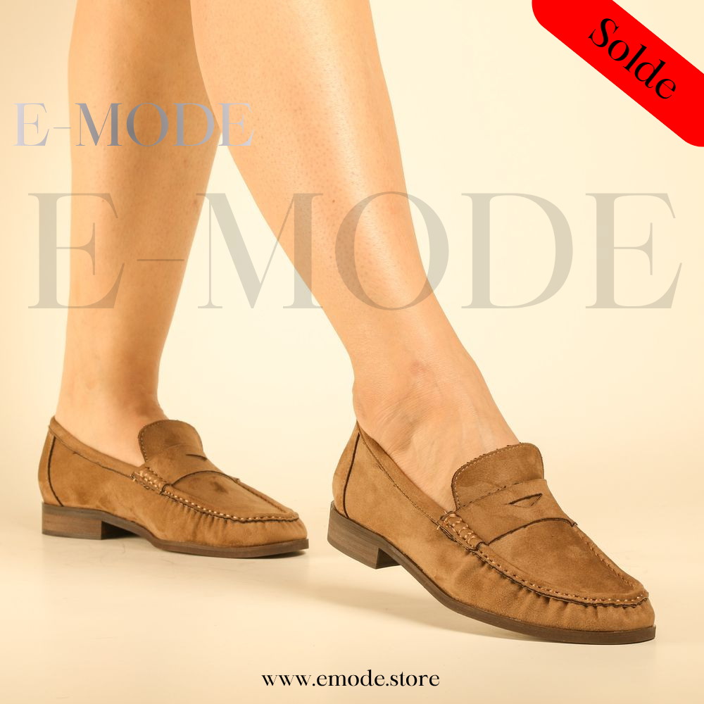 Mocassin Couleur Taupe - REF-0965
