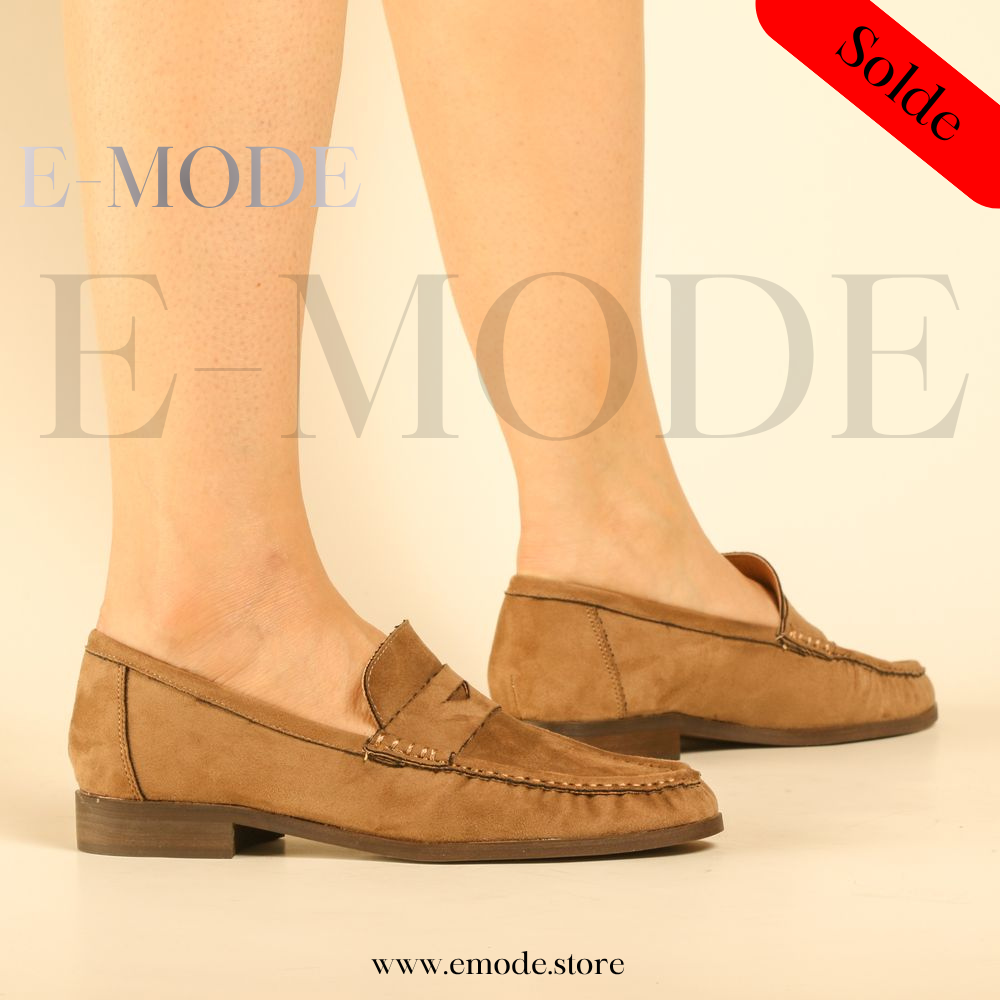 Mocassin Couleur Taupe - REF-0965