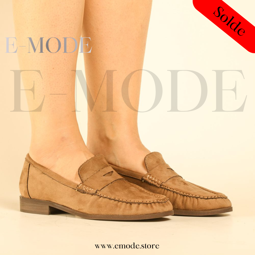 Mocassin Couleur Taupe - REF-0965