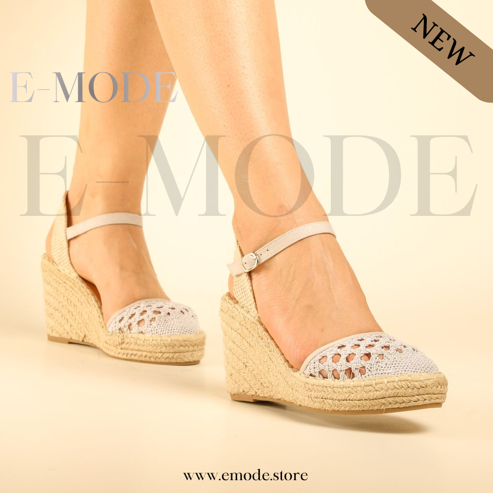Sandales semelles Blache/ Gris - REF-0976
