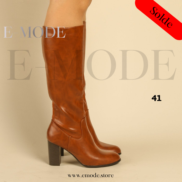 Bottes A Talons - Marron - REF-0907