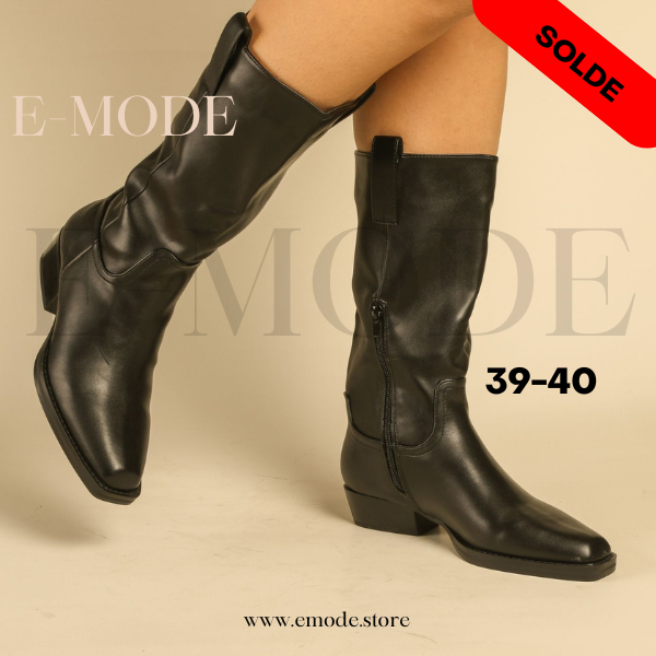 Bottes Santiago – Noir –  REF-0916